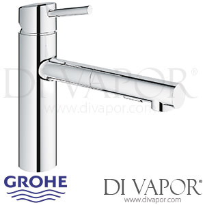 Grohe Concetto Single-Lever Sink Mixer (1/2 Inch) - 2014 to 2015 - Tap Spare Parts 30273001 GEN1